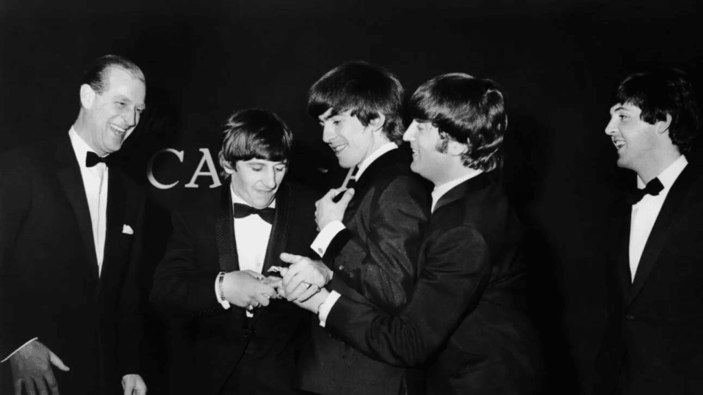 Prince Philip et les Beatles en 1965