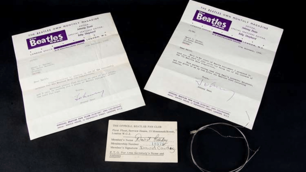 La corde de guitare "Rubber Soul" de Paul McCartney devrait être vendue aux enchères à Newbury pour un montant de 5 000 £.