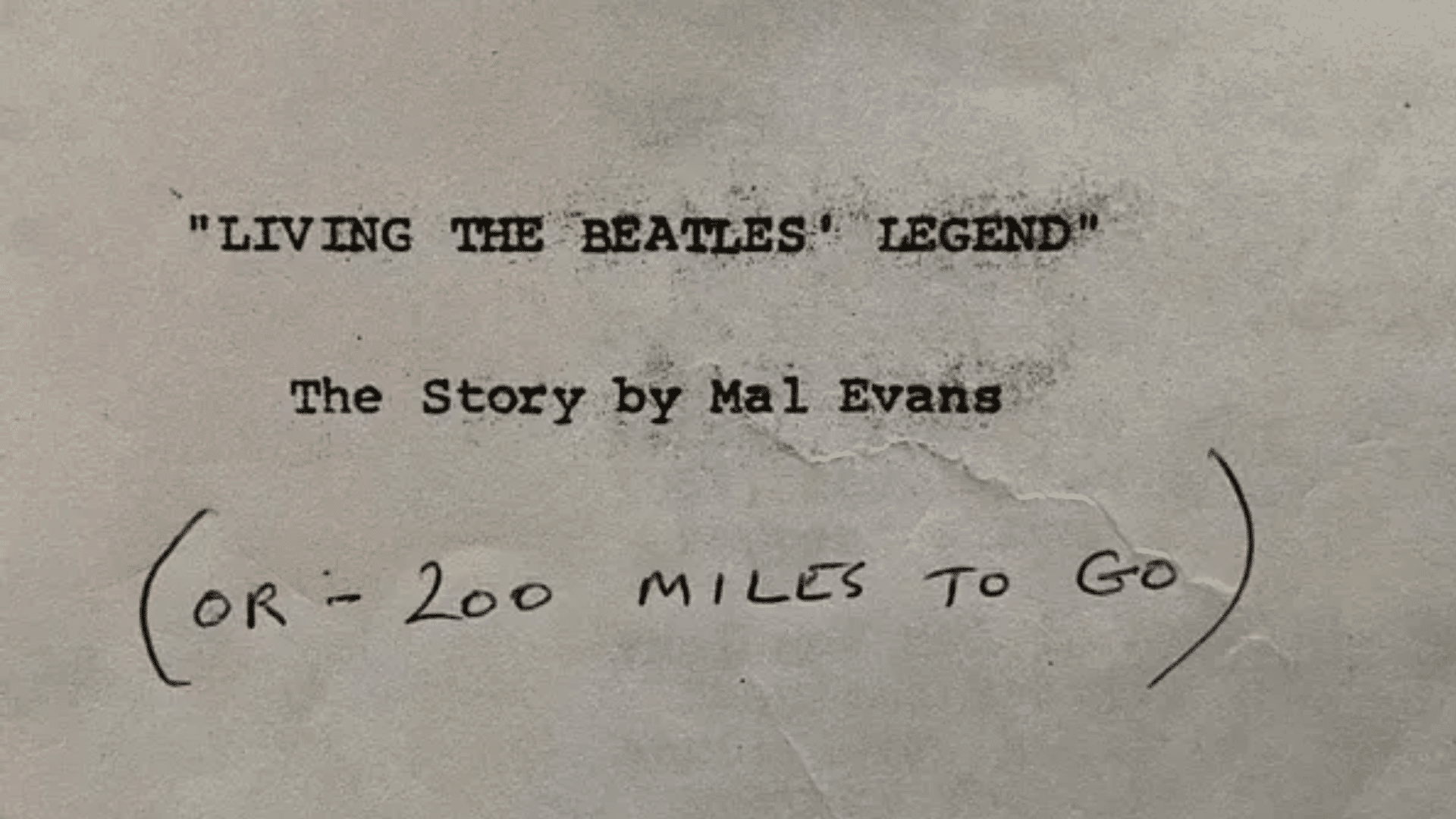 Comment Yoko Ono et un intérimaire de l'édition ont sauvé le Saint Graal des Beatles de la casse