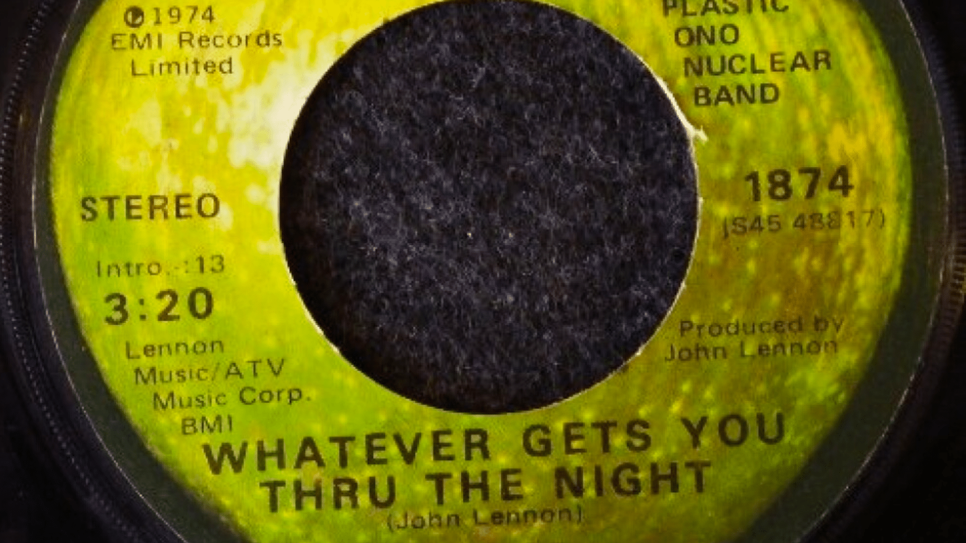 John Lennon a dit que "Whatever Gets You Thru the Night" était comme une chanson de l'album "Imagine".