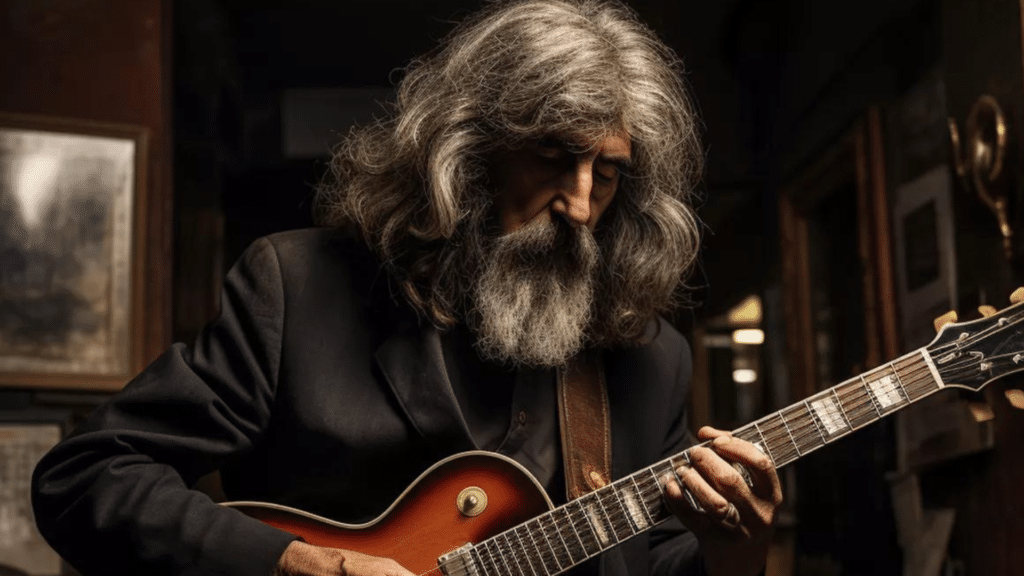 L'IA montre des images obsédantes de la star des Beatles George Harrison, 22 ans après sa mort prématurée.
