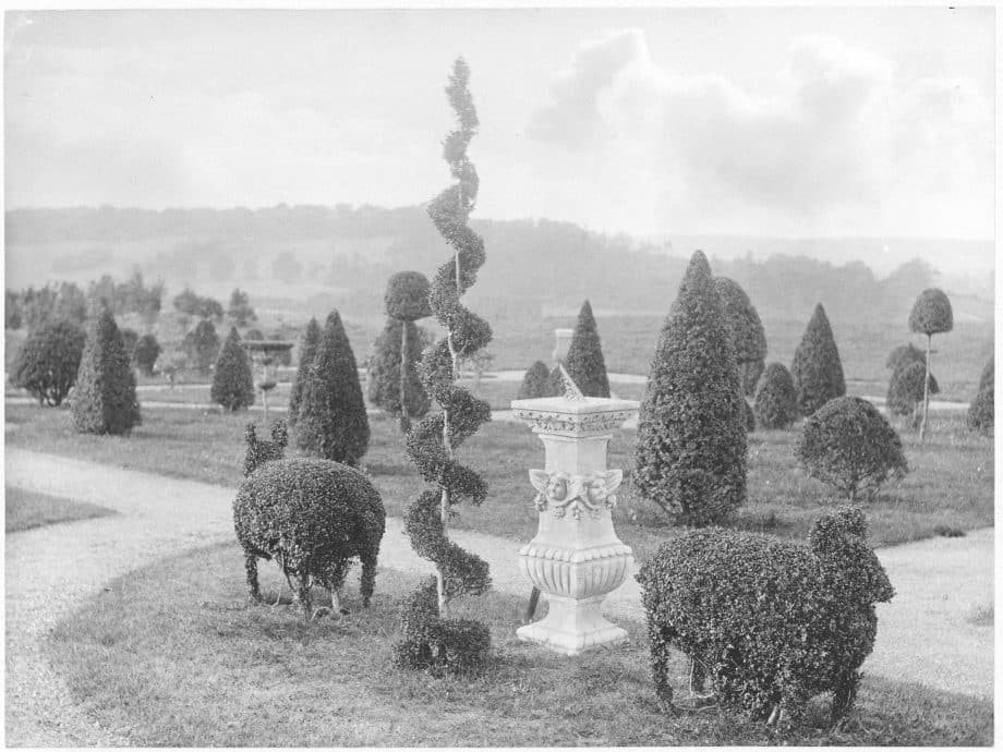 Carte postale de l'époque édouardienne imprimée par Sir Frank Crisp, provenant d'une collection de Friar Park. Crédit : Famille Harrison