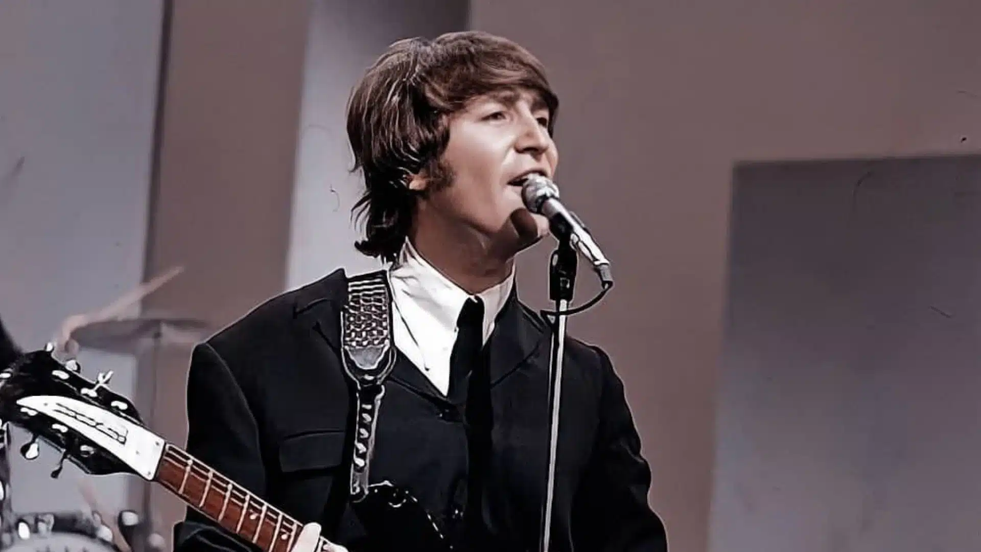 John Lennon sur scène avec une Epiphone Casino, concert mémorable