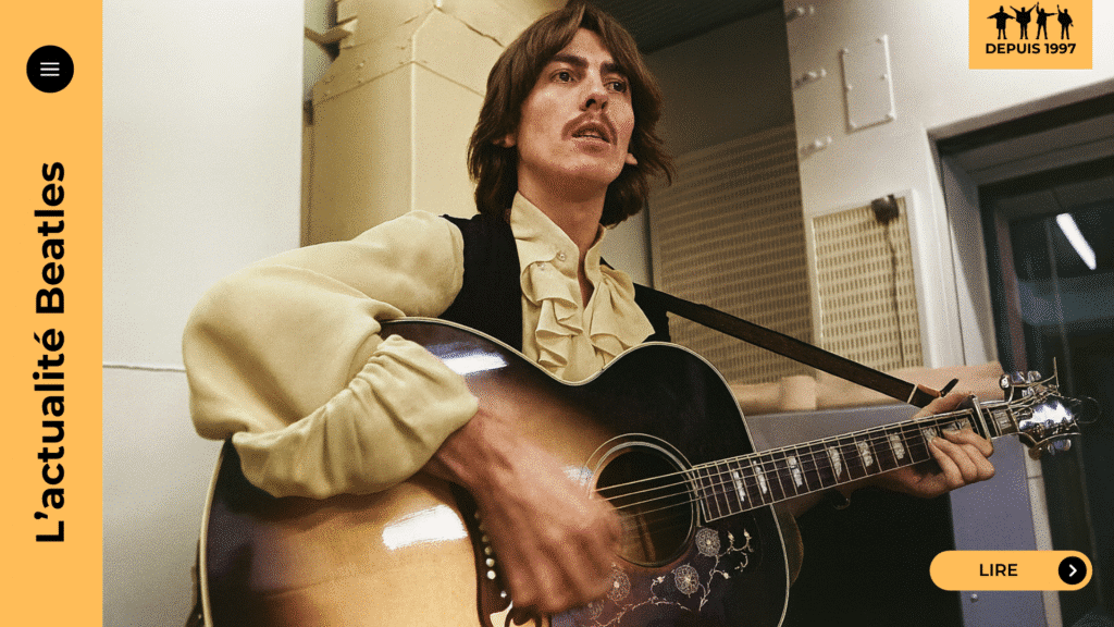 Composée par George Harrison en 1968, « While My Guitar Gently Weeps » est un sommet du White Album. Inspirée par le hasard et l’introspection, elle prend forme grâce à l’apport d’Eric Clapton. Entre douleur contenue, solo légendaire et structure élégante, la chanson incarne la sensibilité de Harrison et marque un tournant dans l’histoire du groupe, autant sur le plan musical que relationnel.