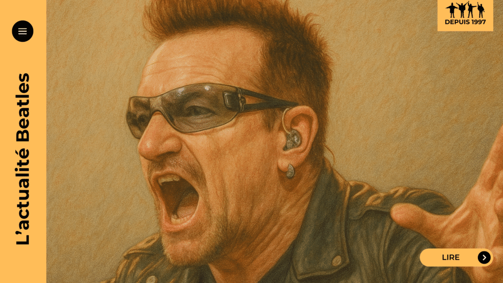 Pour Bono, les Beatles ne sont pas qu’une influence musicale : ils incarnent un modèle artistique et spirituel. De son jardin d’enfance à Dublin jusqu’aux stades du monde entier avec U2, la musique des Fab Four n’a jamais cessé de l’inspirer profondément.