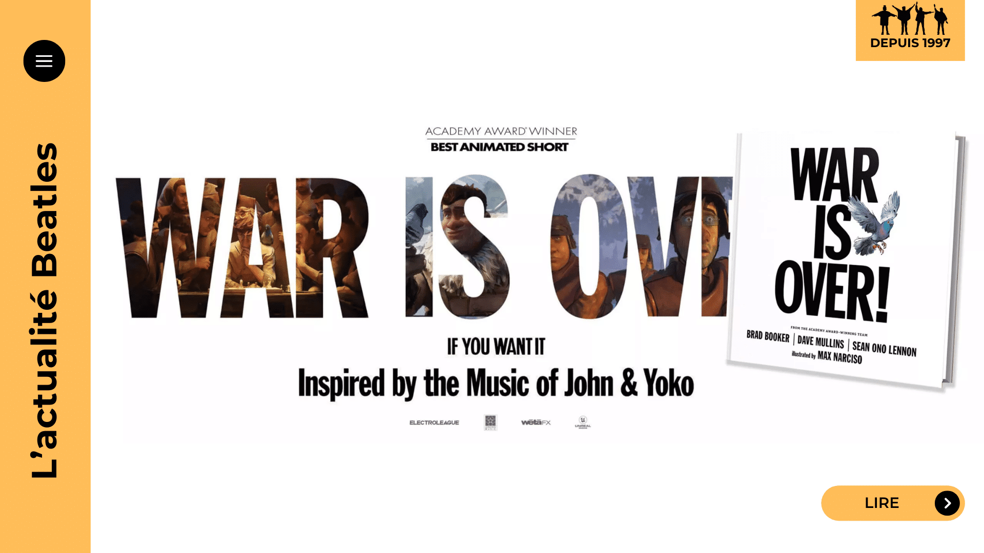 L’adaptation jeunesse de « War Is Over! » prolonge le message pacifiste de Lennon et Ono à travers l’histoire d’une colombe messagère dans une guerre fictive. Ce livre illustré, inspiré d’un court-métrage oscarisé, invite enfants et adultes à réfléchir sur la paix.