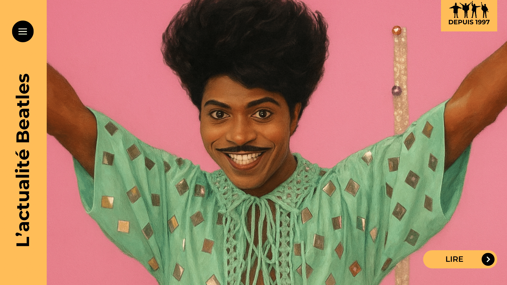 L’influence de Little Richard sur les Beatles, et particulièrement sur Paul McCartney, est immense. Avec leur reprise de « Kansas City / Hey-Hey-Hey-Hey » en 1964, ils rendent hommage à celui qui leur a transmis le feu sacré du rock’n’roll. Ce titre, né d’un medley inventif de Little Richard, devient un symbole fort du lien entre Liverpool et les racines américaines du genre. Plus qu’un modèle musical, Little Richard fut pour les Fab Four un mentor spirituel et scénique, dont l’héritage résonne toujours dans leur œuvre.