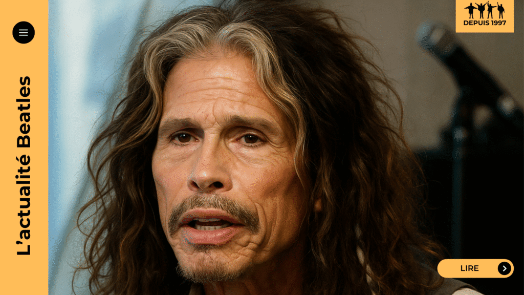 En 1978, Steven Tyler enregistre Come Together sous l’œil de George Martin et ressent, selon ses mots, la présence de Lennon. Un moment fondateur et unique.