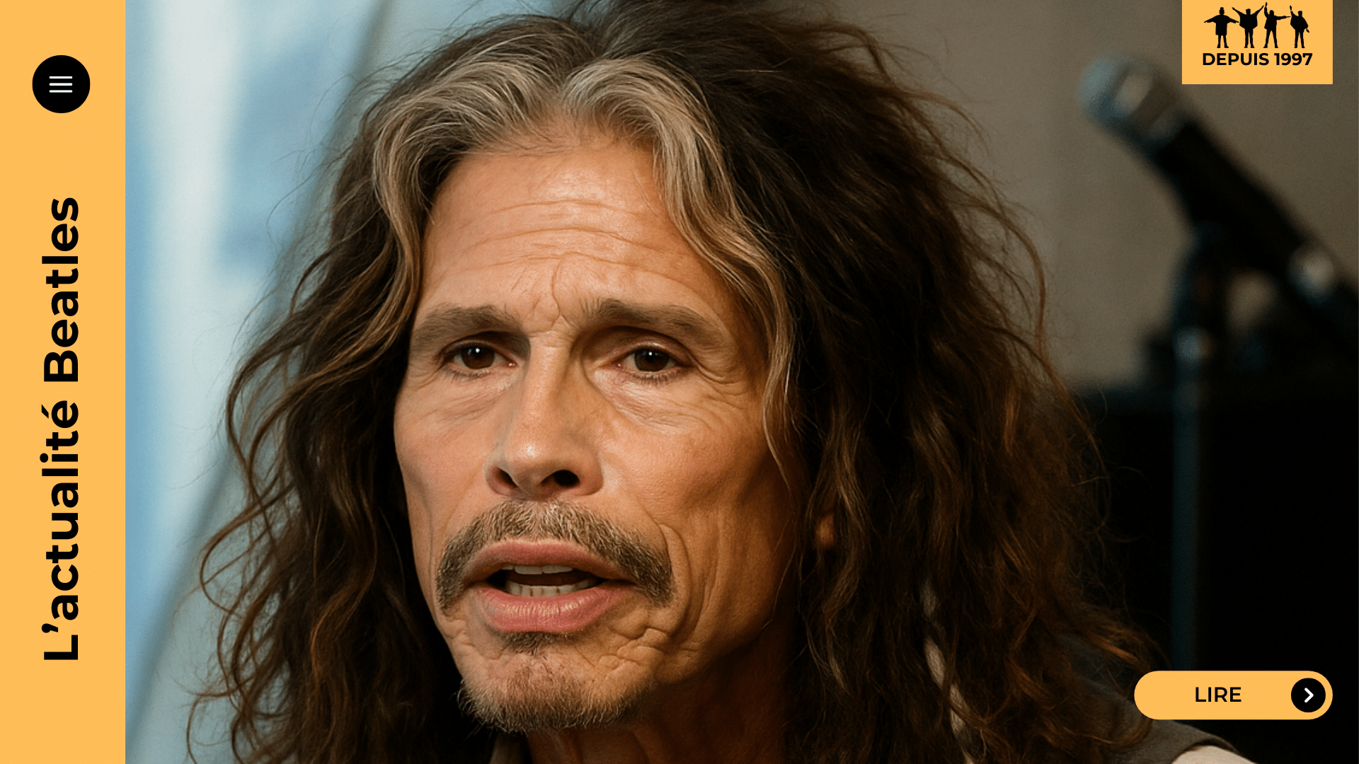 En 1978, Steven Tyler enregistre Come Together sous l’œil de George Martin et ressent, selon ses mots, la présence de Lennon. Un moment fondateur et unique.