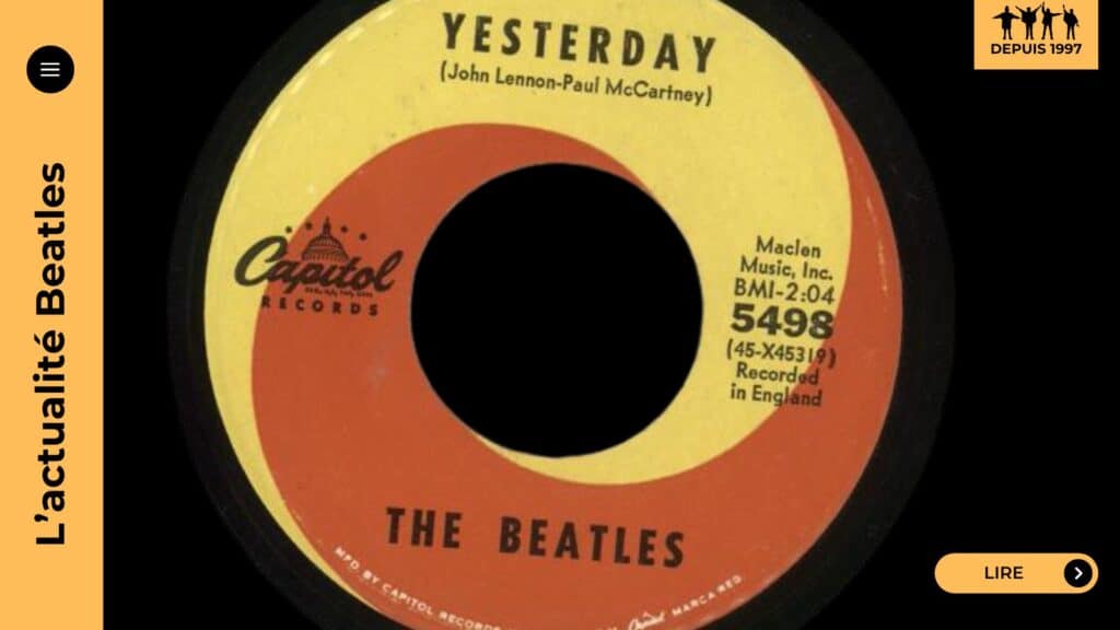 « Yesterday », écrite en rêve par Paul McCartney, est devenue la chanson la plus reprise et la plus lucrative du catalogue Beatles. Ballade intime et dépouillée, elle incarne l’universalité du regret amoureux, tout en marquant une étape fondatrice vers l’émancipation artistique de McCartney.