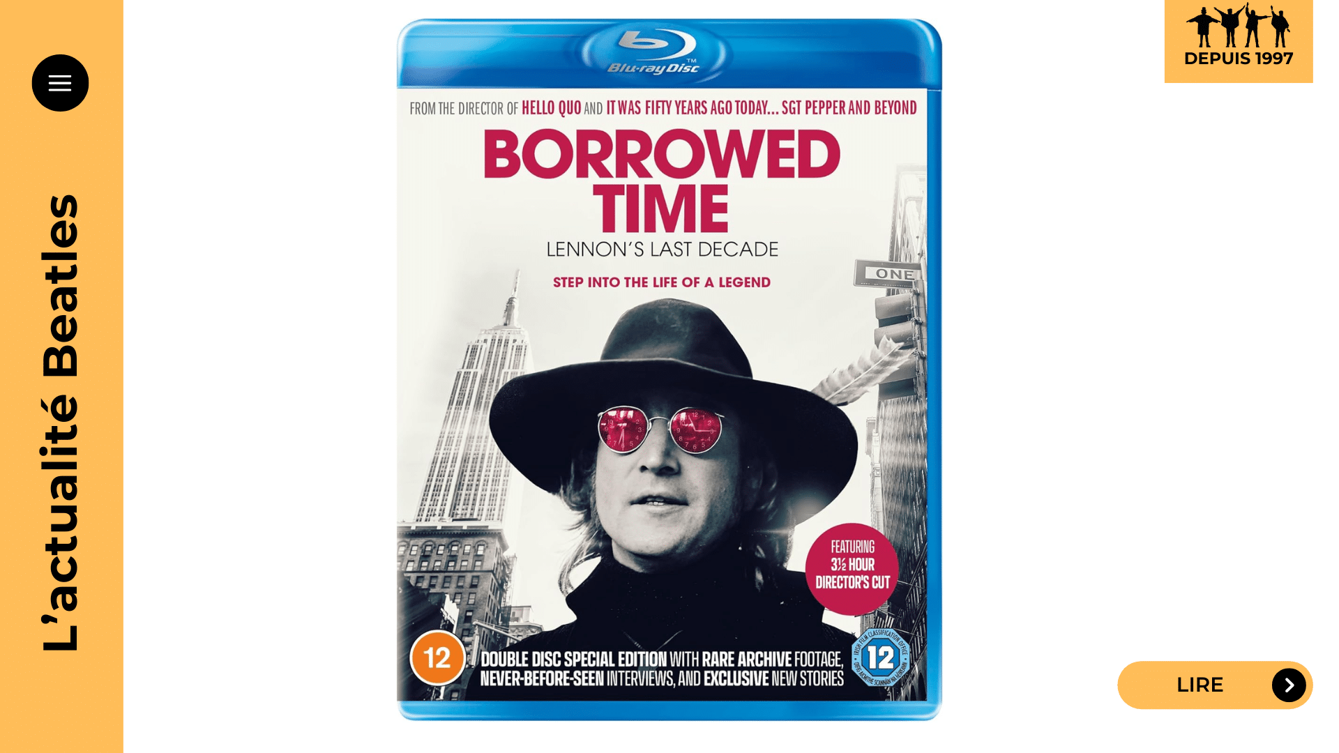 Découvrez Borrowed Time, un documentaire inédit sur les dix dernières années de John Lennon, entre silence, création et quête de paix intérieure.