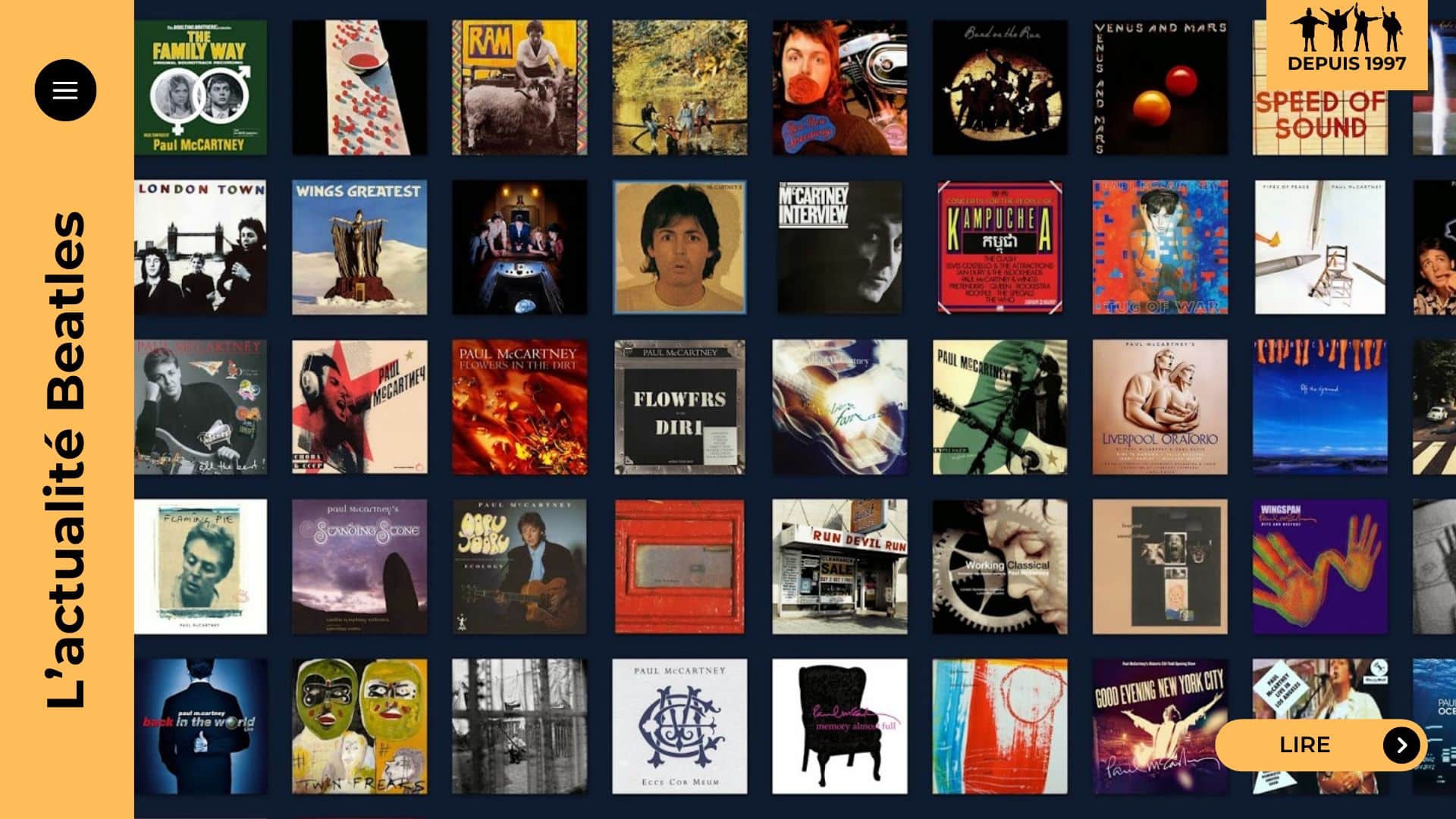 Paul McCartney : analyse des pochettes d’albums, art, famille et identité visuelle