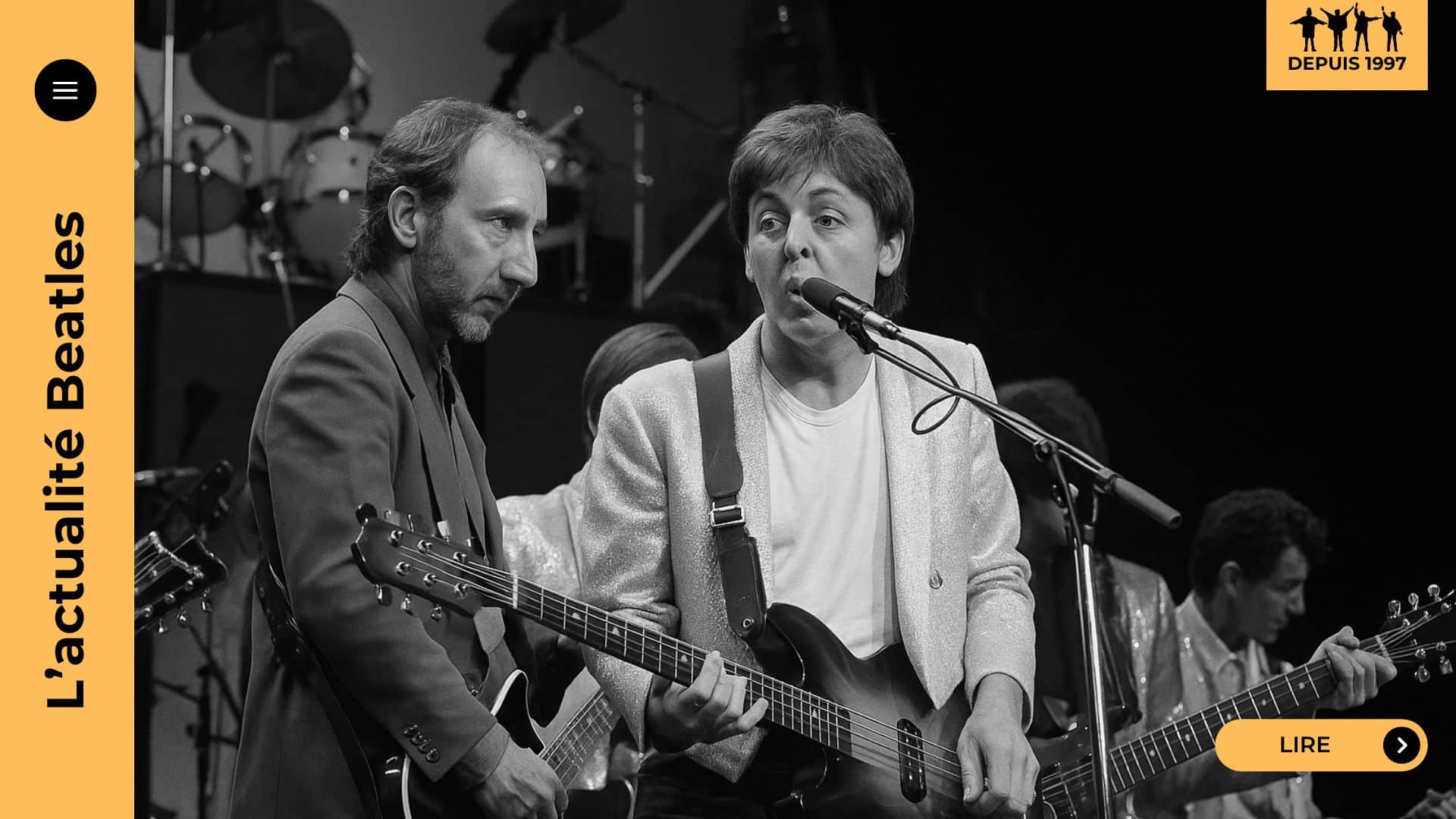 En 1978, Paul McCartney réunit une constellation de stars du rock pour enregistrer Rockestra, une jam session mythique dans les studios Abbey Road. Ce projet unique incarne l’esprit de fraternité musicale au sommet de son art, porté par la passion et l’élégance de McCartney.