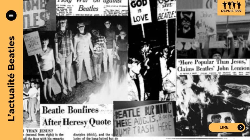 En 1966, John Lennon choque l'Amérique avec sa déclaration sur Jésus. Retour sur une polémique planétaire qui a changé l'histoire des Beatles et de la musique.