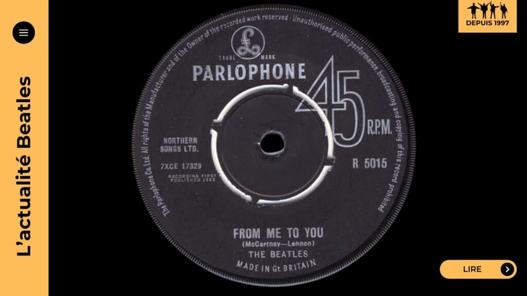 Comment la simplicité de « From Me To You » a propulsé les Beatles en tête des charts britanniques et ouvert la voie au phénomène mondial. Retour sur leur premier vrai succès.