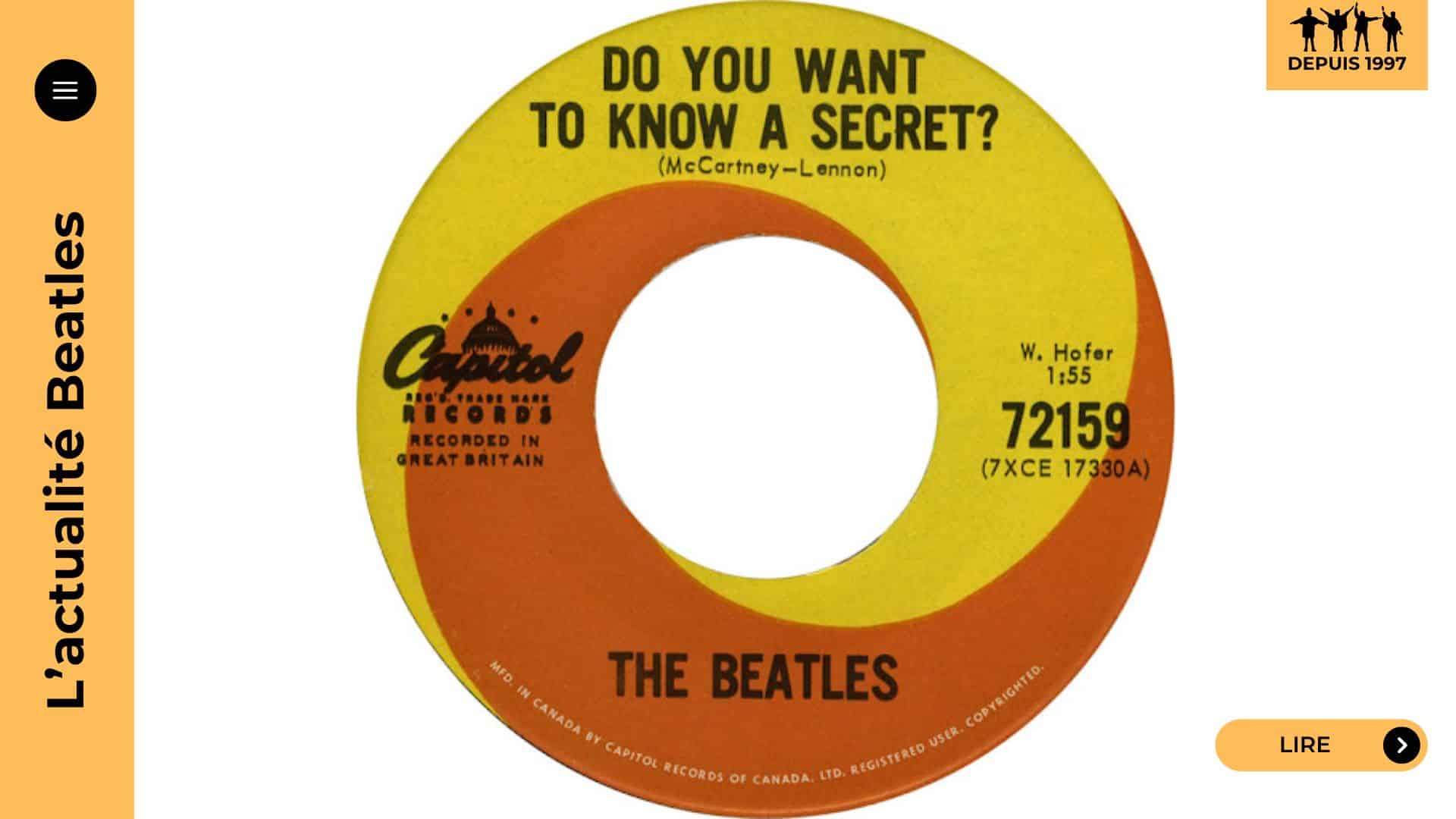 Qui a vraiment écrit « Do You Want to Know a Secret » ? Lennon et McCartney revendiquent chacun la chanson, révélant une rivalité créative dès les débuts des Beatles.