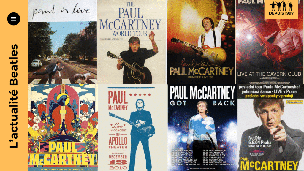 Paul McCartney sur scène : retour sur la carrière de concert de Paul McCartney
