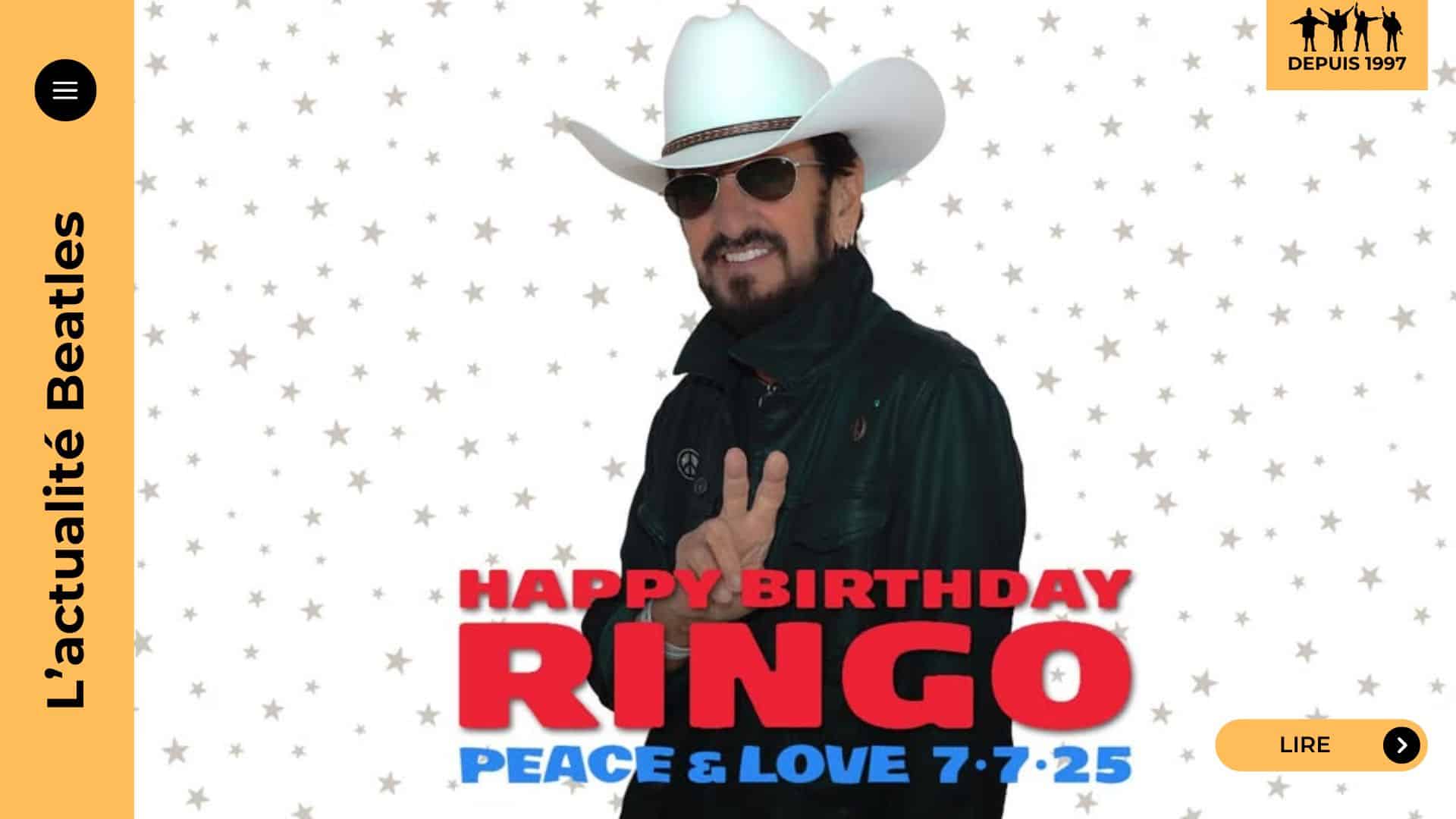 À 85 ans, Ringo Starr reste le symbole vivant du rock, de l'humour et du peace and love. Découvrez son incroyable parcours de Liverpool à aujourd'hui.