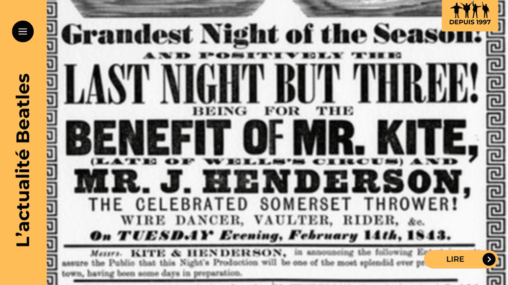 Découvrez comment Paul McCartney a surmonté le défi musical de Being for the Benefit of Mr. Kite! pour l’intégrer à ses concerts et en faire un moment fort de ses shows.