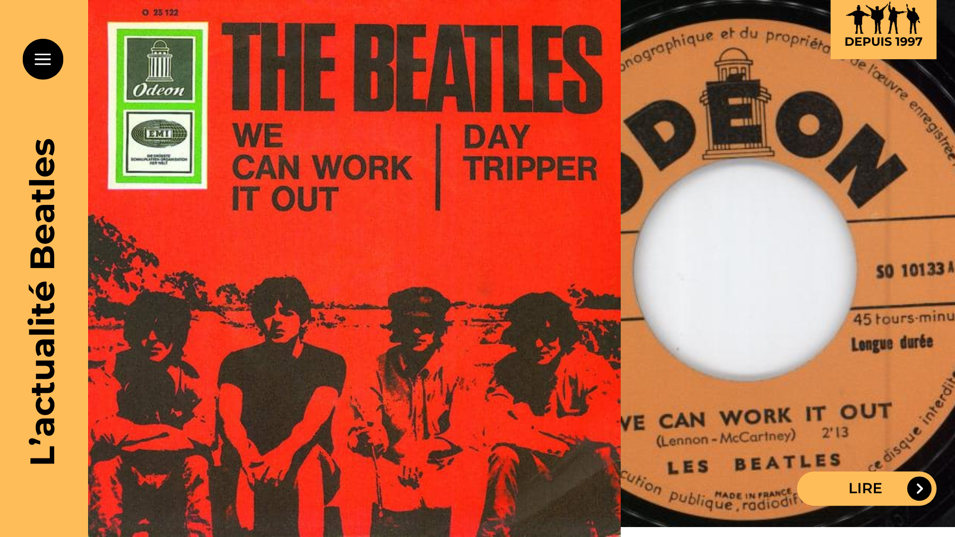 Genèse, enregistrement du 20 octobre 1965, idée de valse de George Harrison et postérité du premier double face A de l'histoire des Beatles.
