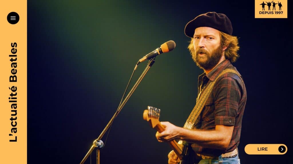 Eric Clapton est le seul musicien à avoir joué sur des albums solos de Lennon, McCartney, Harrison et Ringo Starr. De « While My Guitar Gently Weeps » à Bangladesh puis au Concert for George, suivez ce fil en six cordes. Entrez dans la constellation.