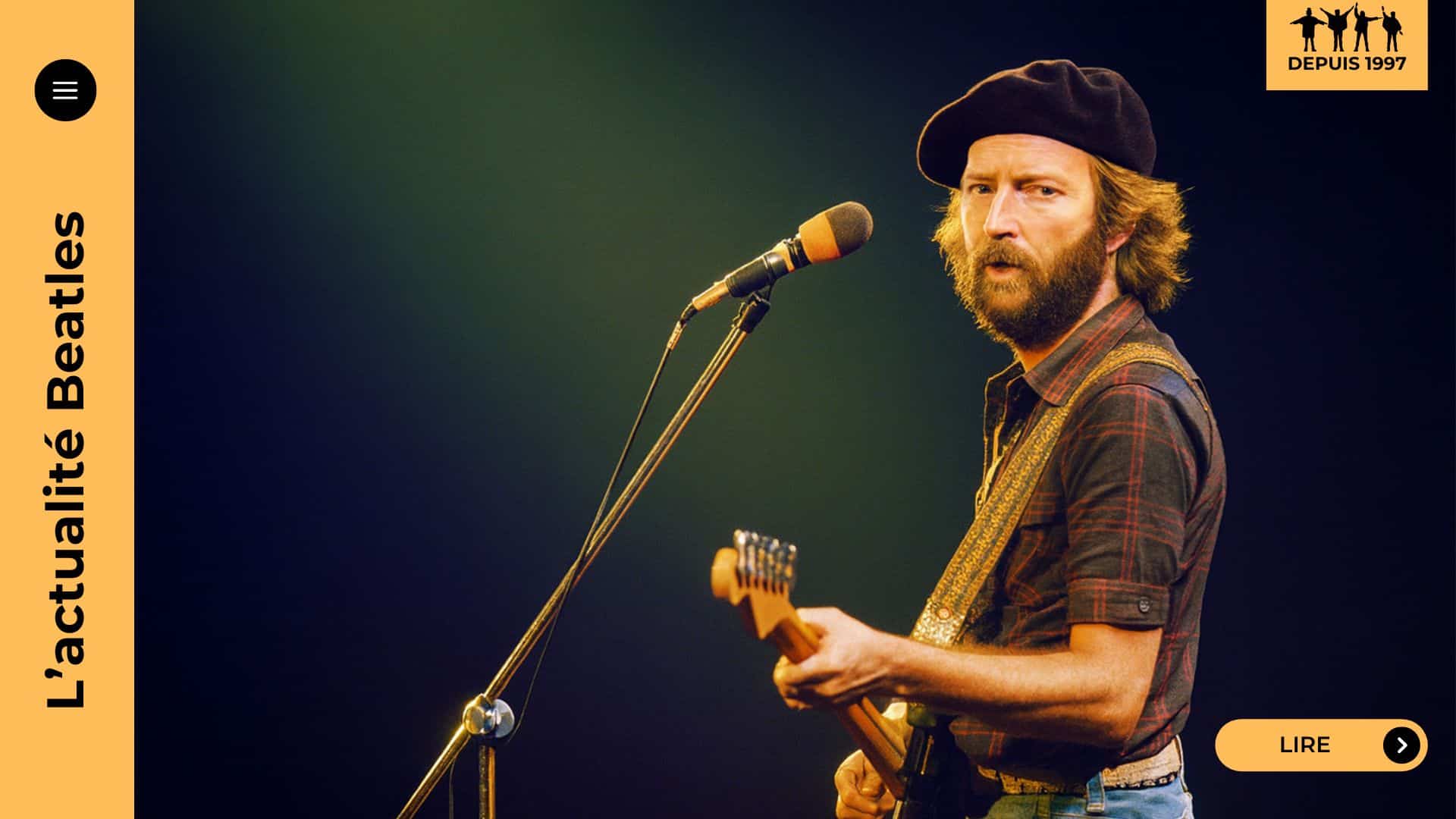Eric Clapton est le seul musicien à avoir joué sur des albums solos de Lennon, McCartney, Harrison et Ringo Starr. De « While My Guitar Gently Weeps » à Bangladesh puis au Concert for George, suivez ce fil en six cordes. Entrez dans la constellation.