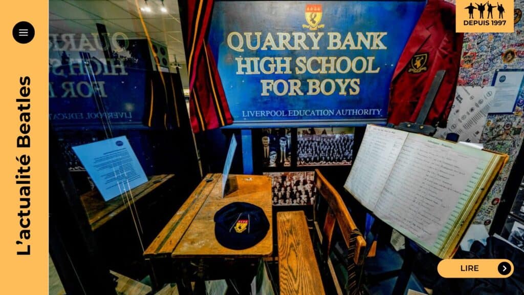 Le pupitre scolaire de John Lennon, caché pendant des décennies, refait surface et rejoint le Liverpool Beatles Museum, rappelant la jeunesse turbulente du futur Beatle.