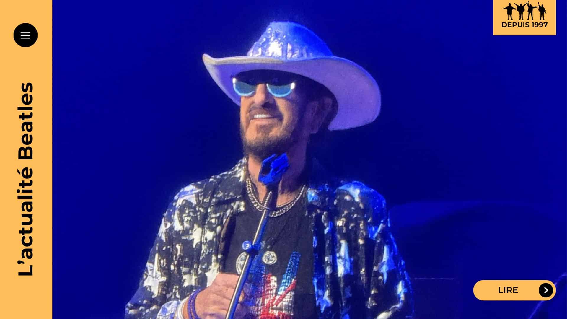 En tournée US, Ringo Starr boucle un album country avec T Bone Burnett pour 2026, promet une reprise de Carl Perkins, soutient Anthology 9 et expose ses STARR ART à Las Vegas.
