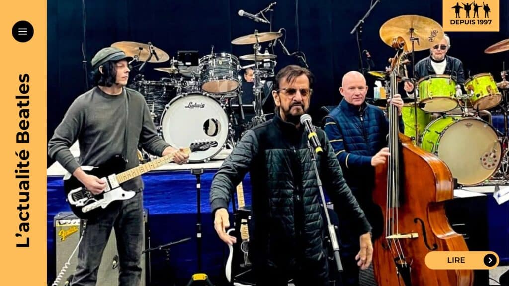 À Louisville, Jack White rejoint Ringo Starr sur scène pour une version survoltée de « With a Little Help From My Friends » : un final vibrant au festival Bourbon & Beyond.