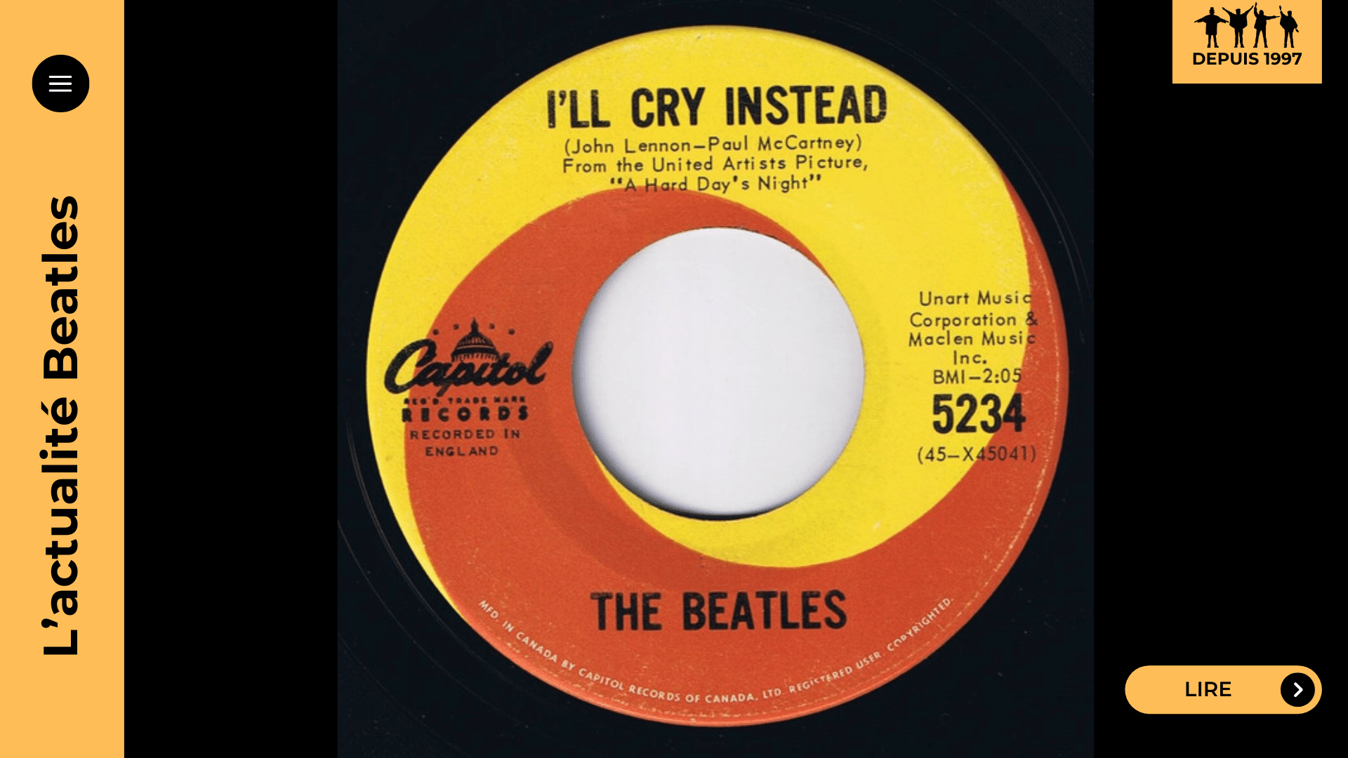 “I’ll Cry Instead” et “Help!” traduisent la façon dont John Lennon a vécu la célébrité : entre fuite intérieure et appel à l’aide, deux chansons à cœur ouvert.