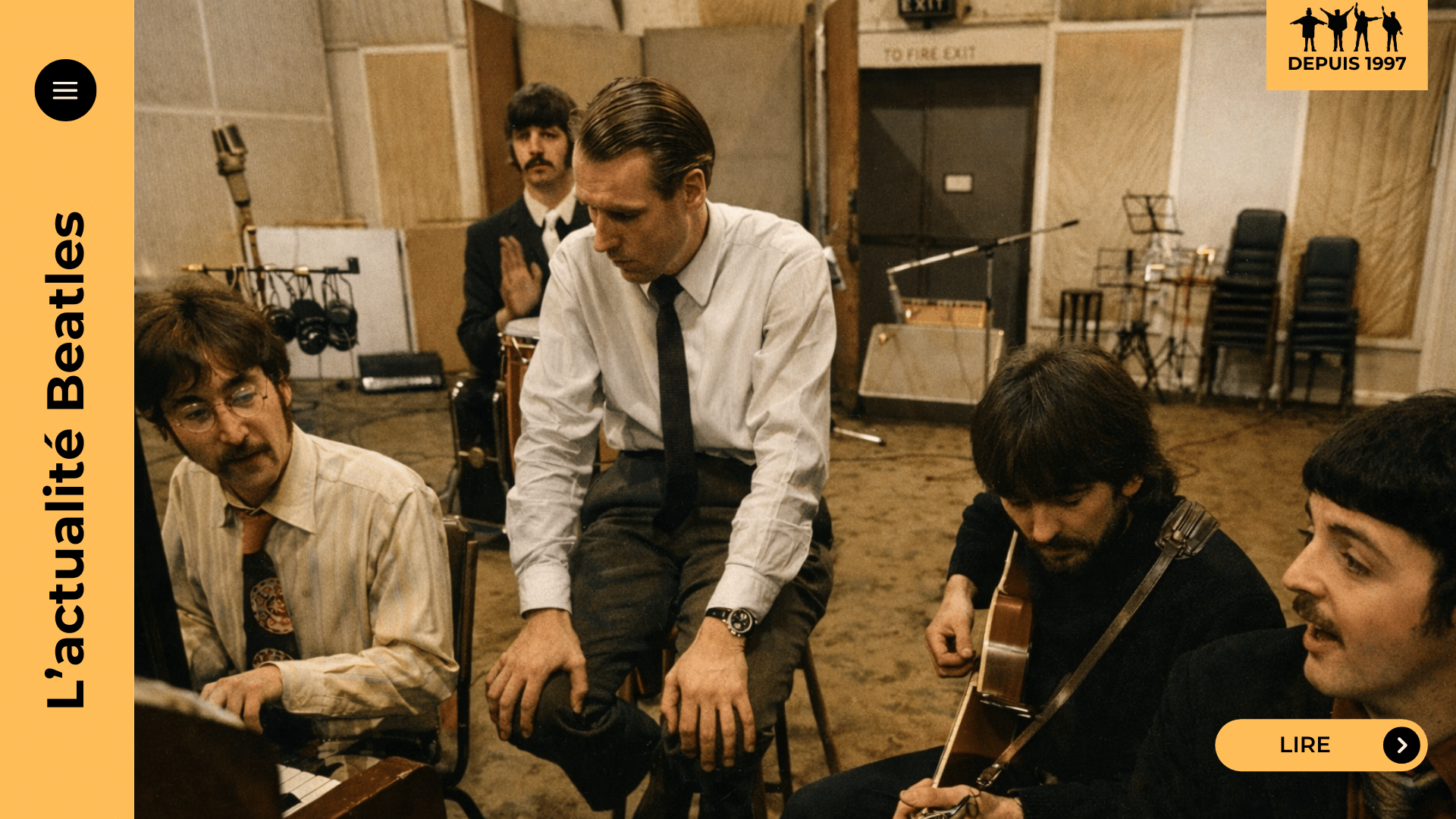 George Martin absent de Free As A Bird et Real Love : mythe de l’audition ou choix des Beatles ? Coulisses d’Anthology, poids du symbole, rôle de Jeff Lynne et politique des “Threetles”. Plongez dans l’histoire complète.