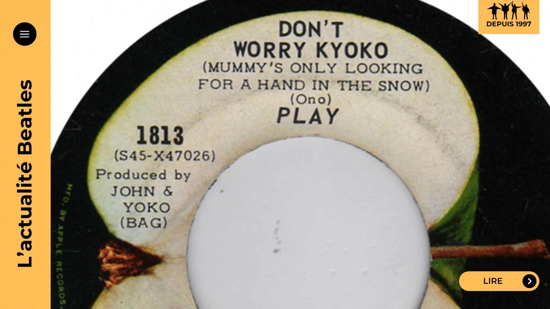 Don't Worry Kyoko : pourquoi Lennon a sacré la B-side de Cold Turkey chef-d’œuvre rock. Kyoko disparue, cri de Yoko Ono, Plastic Ono Band : on démonte le mythe et la haine anti-Yoko. Plongez dans l’histoire et retournez le 45-tours.