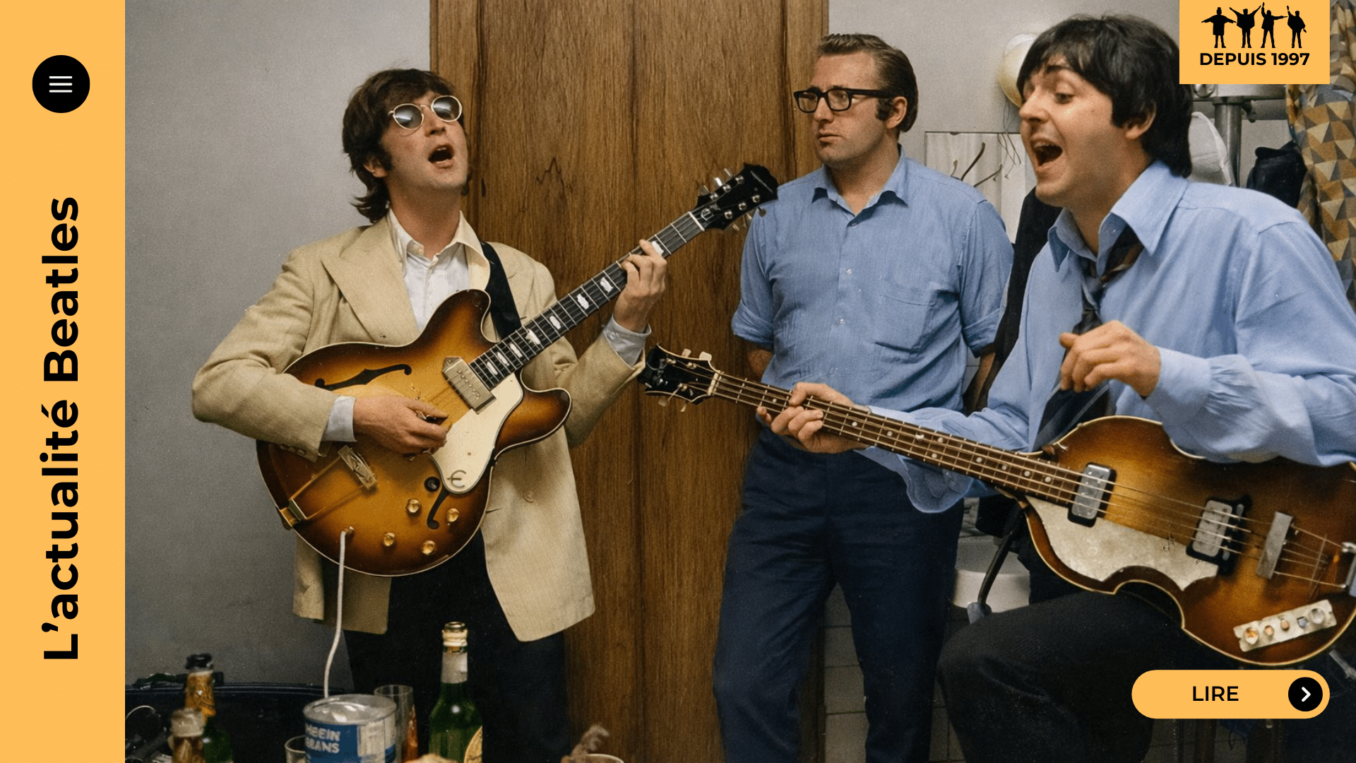 Lennon-McCartney, ce n’est pas qu’un crédit : une histoire d’amour, de rivalité et de génie pop. De A Hard Day’s Night à Abbey Road, entrez dans leur atelier, le choc du premier accord et la Beatlemania. Plongez dedans maintenant.