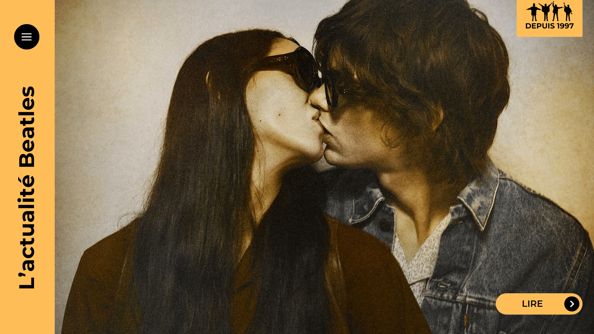 Une collection de lunettes en hommage à Lennon & Ono avec vinyle collector Double Fantasy, signée Jacques Marie Mage. Un design entre mémoire et création.