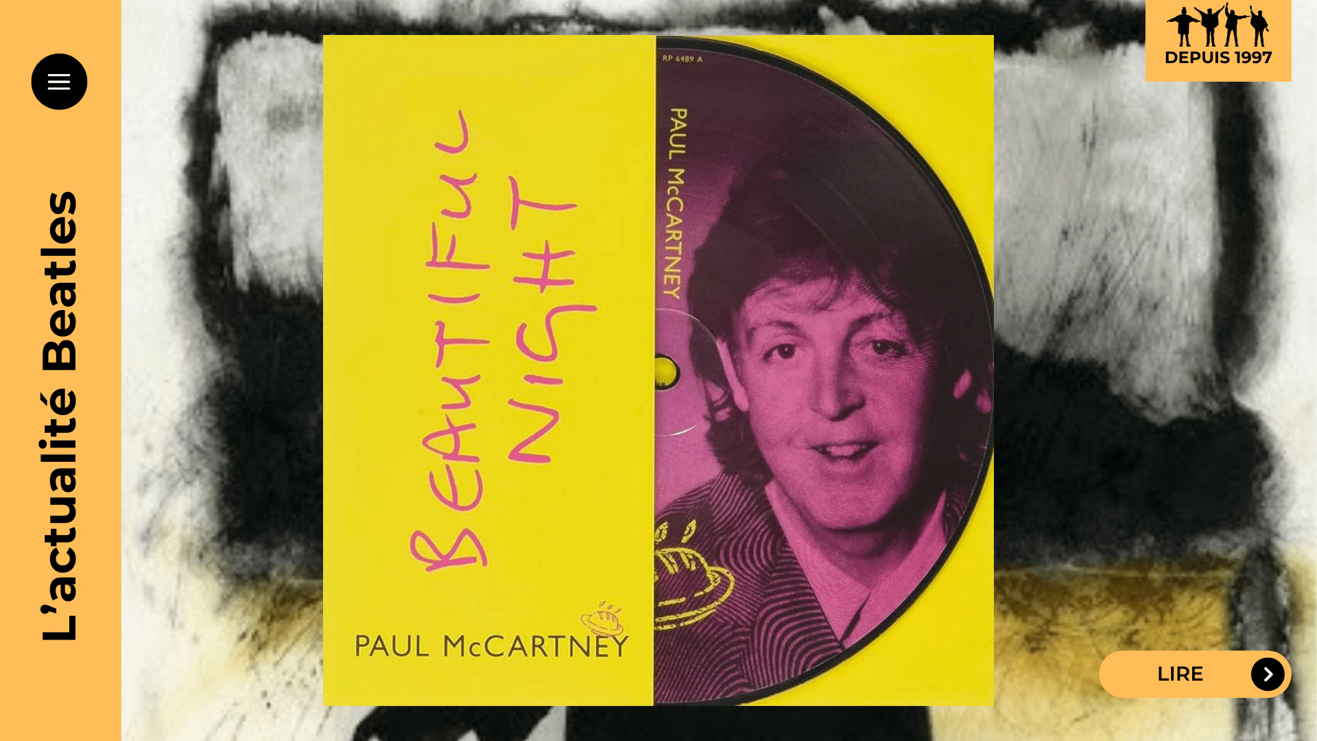 Beautiful Night de Paul McCartney : en 1997, Ringo Starr et George Martin réveillent l’esprit Abbey Road dans Flaming Pie. Pourquoi cette ballade au faux final est un joyau (presque) Beatle ? Plongez dans l’histoire du morceau.