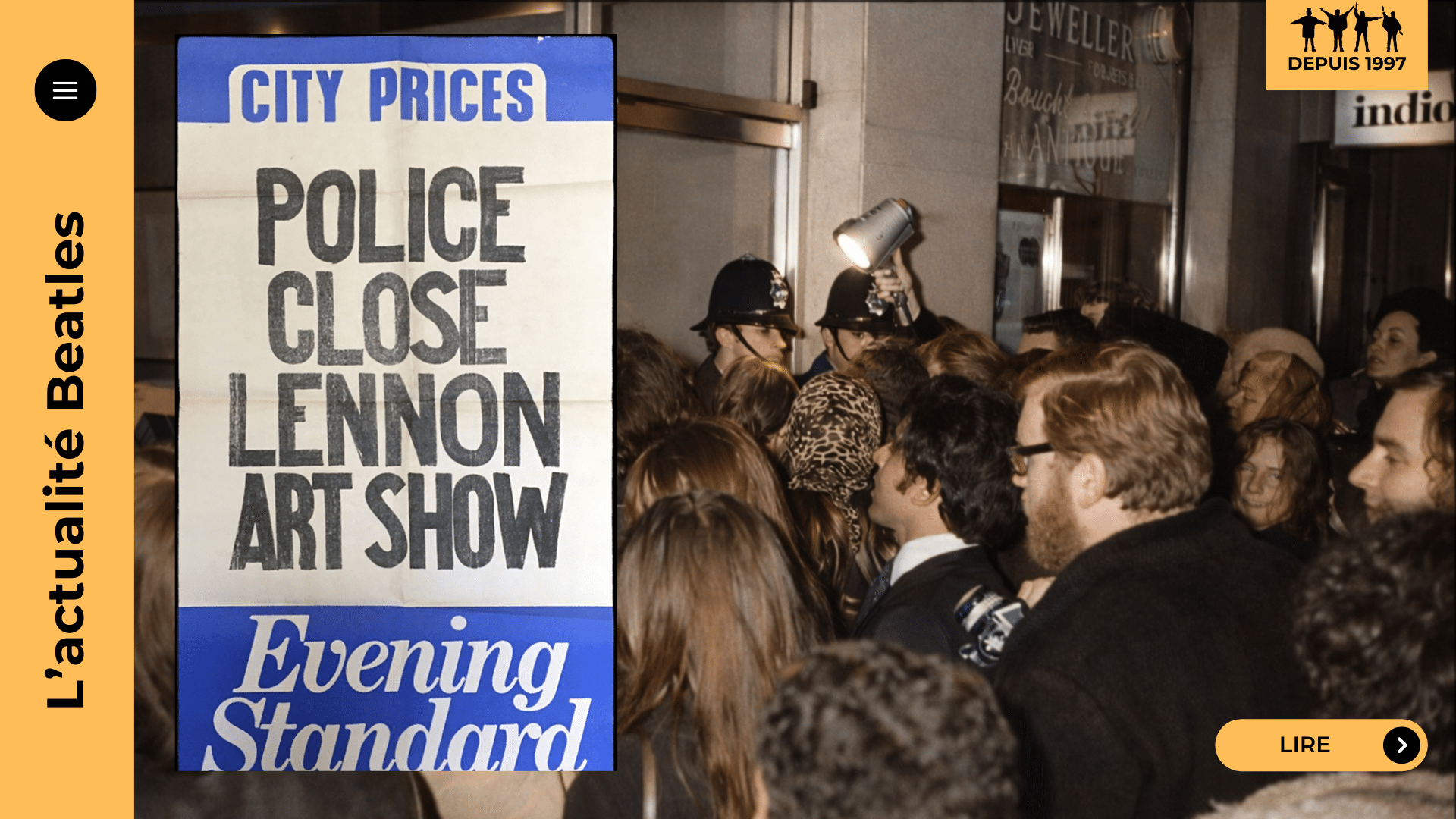Bag One de John Lennon : pourquoi Scotland Yard saisit 8 lithographies à Londres en 1970, et comment le procès des « passagers » tourne au fiasco. Plongée dans un scandale pop devenu légende. À lire sur Yellow-Sub.net.