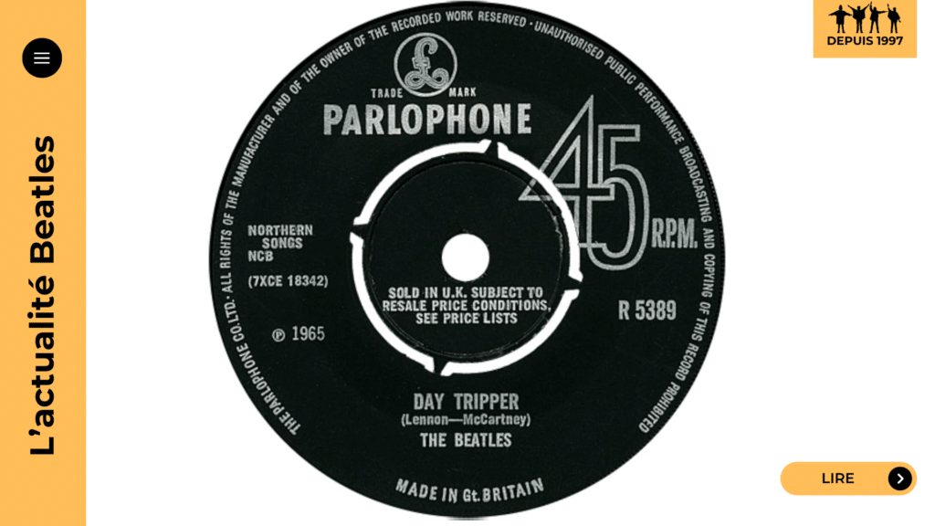 Day Tripper des Beatles : prostituée, LSD ou simple sarcasme ? Plongez dans la scène Time magazine (1966), le riff-crochet et le double sens du texte. Décryptage serré, anecdotes à l’appui. Lisez l’article et tranchez !