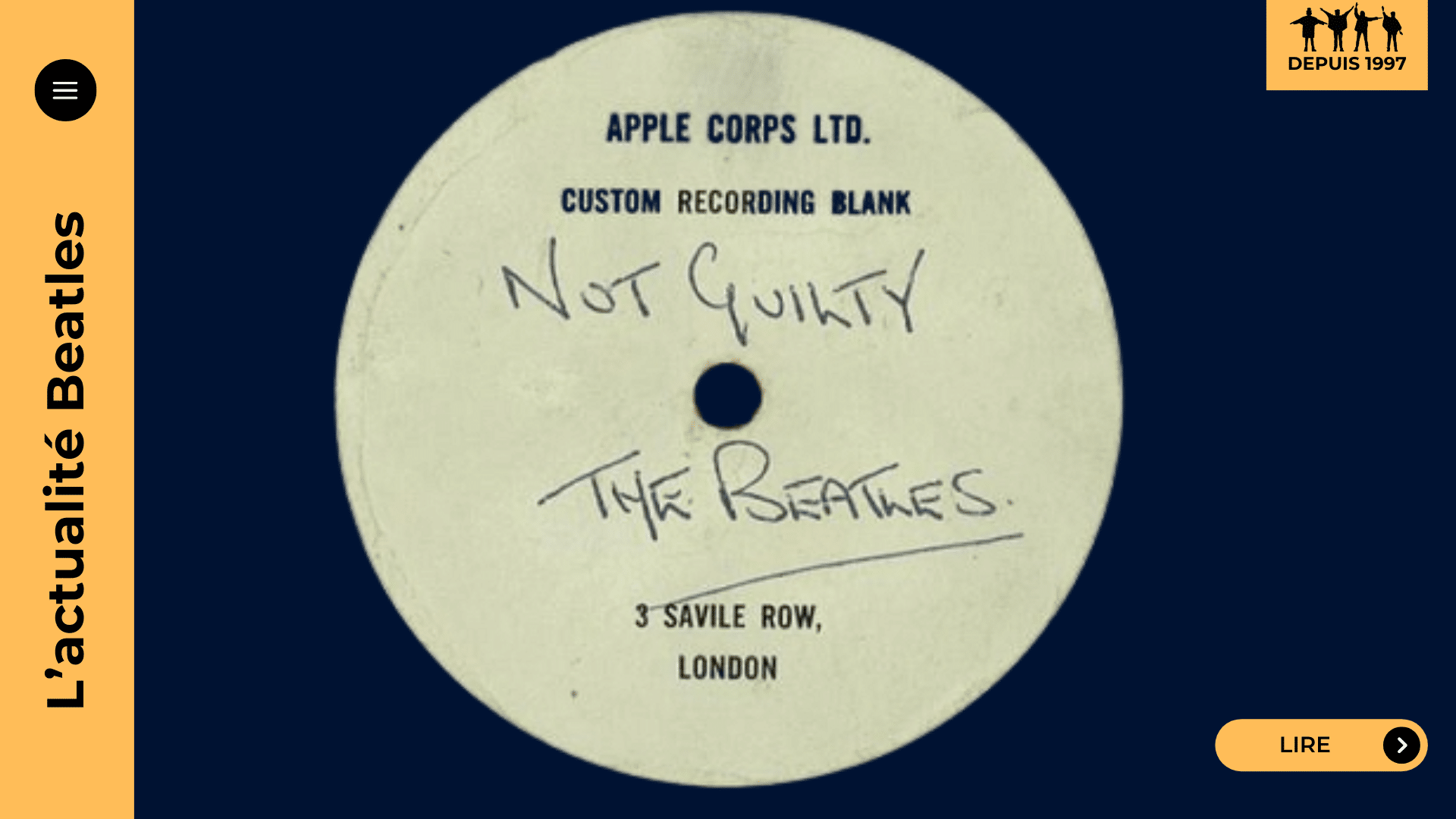 Not Guilty raconte comment George Harrison étouffe dans les sessions du White Album : retour d’Inde, ego, Apple, 100+ prises, chanson écartée puis ressuscitée. Plongez dans ce procès intérieur qui annonce All Things Must Pass.