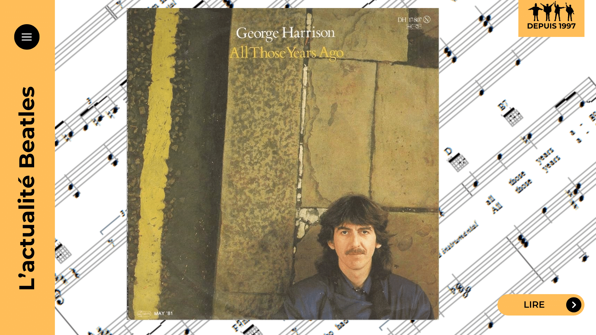 All Those Years Ago : comment George Harrison transforme le choc de la mort de John Lennon en hommage vibrant. Retour sur le silence du Dakota, la genèse du titre, et ce que la chanson dit des Beatles après les Beatles.