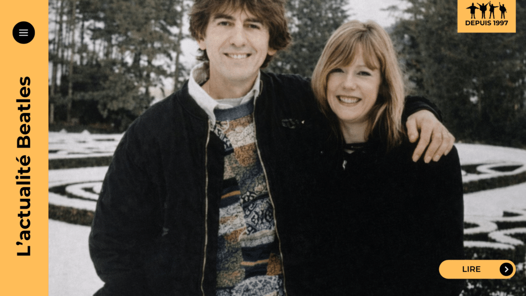 George Harrison et Pattie Boyd : la dernière visite, le thé, le jardin et « les fleurs frissonnent ». De la Beatlemania au pardon, récit d’un amour cabossé devenu paix. Plongez dans l’histoire complète sur Yellow-Sub.net.