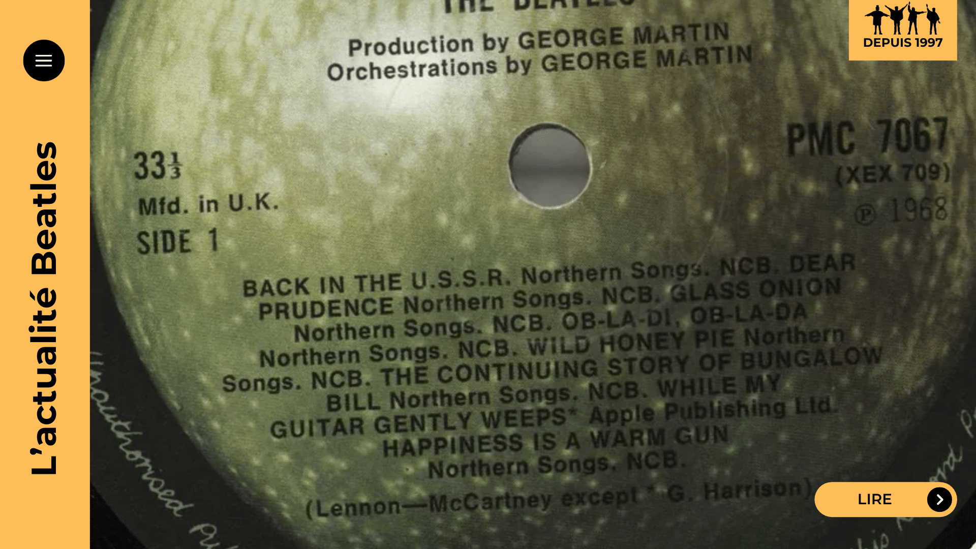 Wild Honey Pie : la minute la plus discutée du White Album. Brouillon de McCartney, gag psyché ou “pire” morceau des Beatles ? Anecdote Pattie Boyd, contexte 1968, rôle dans la tracklist : découvrez l’analyse et réécoutez-la autrement.