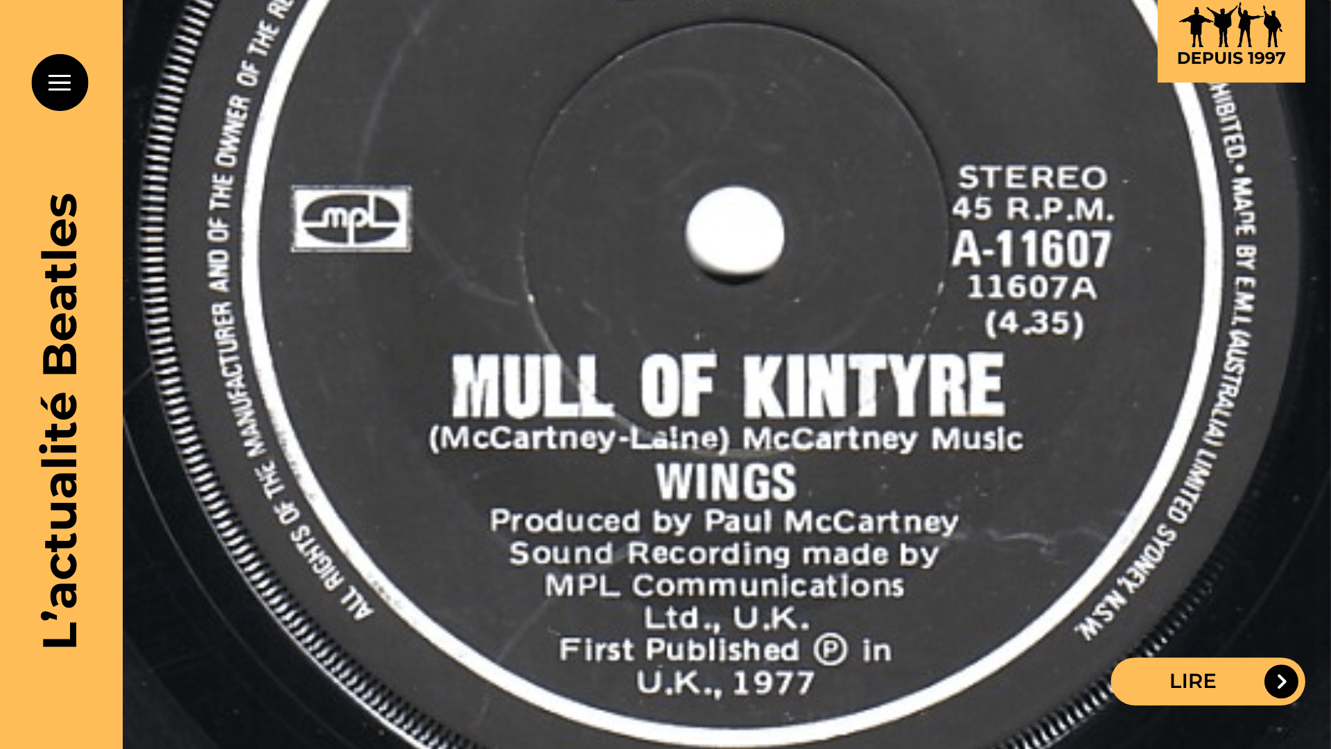 Mull of Kintyre, la ballade à cornemuses de Wings, est le single record de Paul McCartney au Royaume-Uni. High Park Farm, Noël 1977, « Girls’ School » : découvrez pourquoi ce titre improbable a tout balayé.
