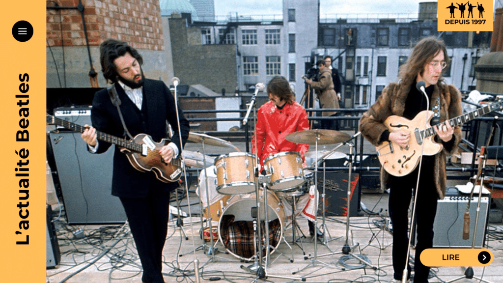 Concert sur le toit des Beatles : revivez les coulisses du rooftop du 30 janvier 1969 à Savile Row. Get Back en plein vent, Billy Preston, caméras, voisins et police : la dernière performance publique, minute par minute. Plongez dans le mythe !