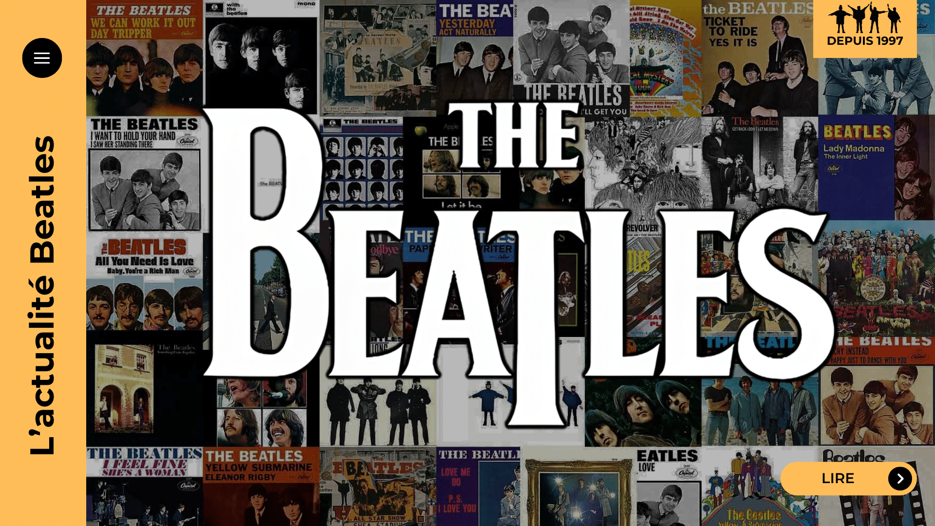Logo drop-T Beatles : né sur la grosse caisse de Ringo en 1963, il n’a jamais signé les pochettes UK d’origine. Culture du disque, anti-branding, puis retour patrimonial dans les années 80-90 : lisez l’histoire et les vraies raisons.