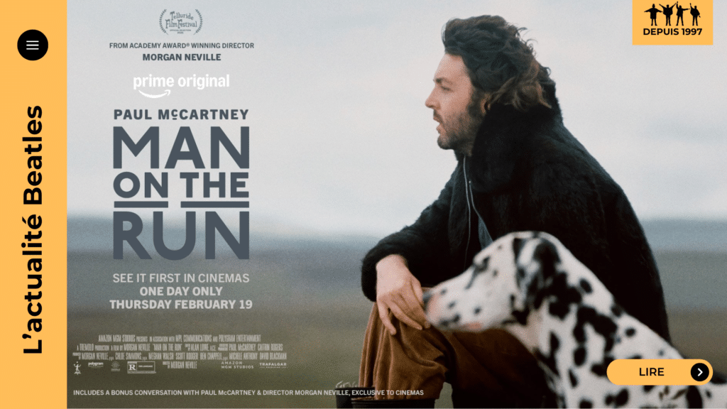 Man on the Run suit Paul McCartney après les Beatles : Wings, famille, doute et liberté. Découvrez pourquoi ce film de Morgan Neville garde l’embarras pour dire le vrai — et donne envie de s’autoriser. Lire notre récit de la première.