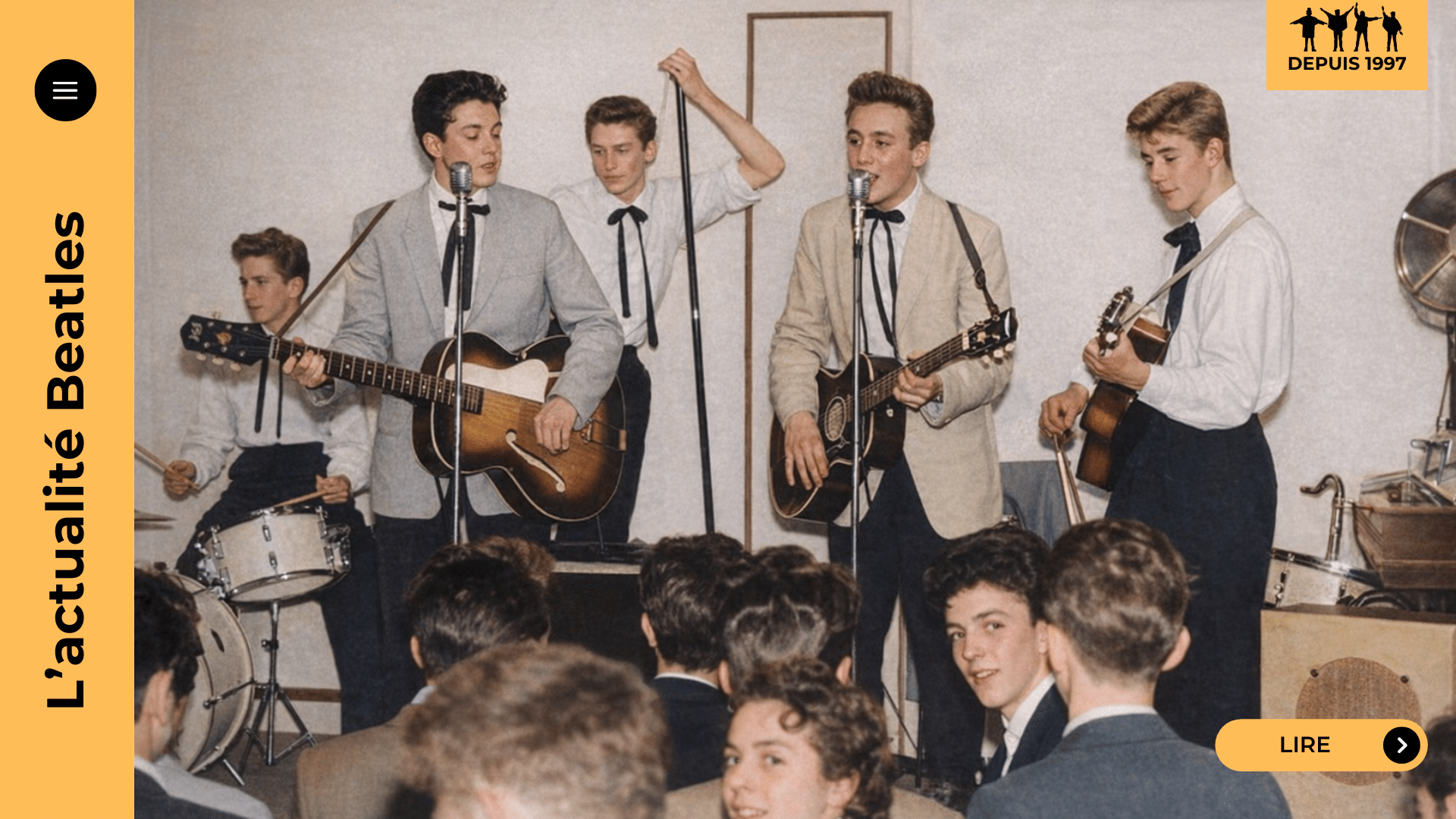 Len Garry disparaît à 84 ans. Tea chest bass des Quarrymen, témoin du jour où Lennon rencontre McCartney : récit, lieux et photos des origines. Découvrez ce que sa mort change dans la mémoire Beatles sur Yellow-Sub.net.