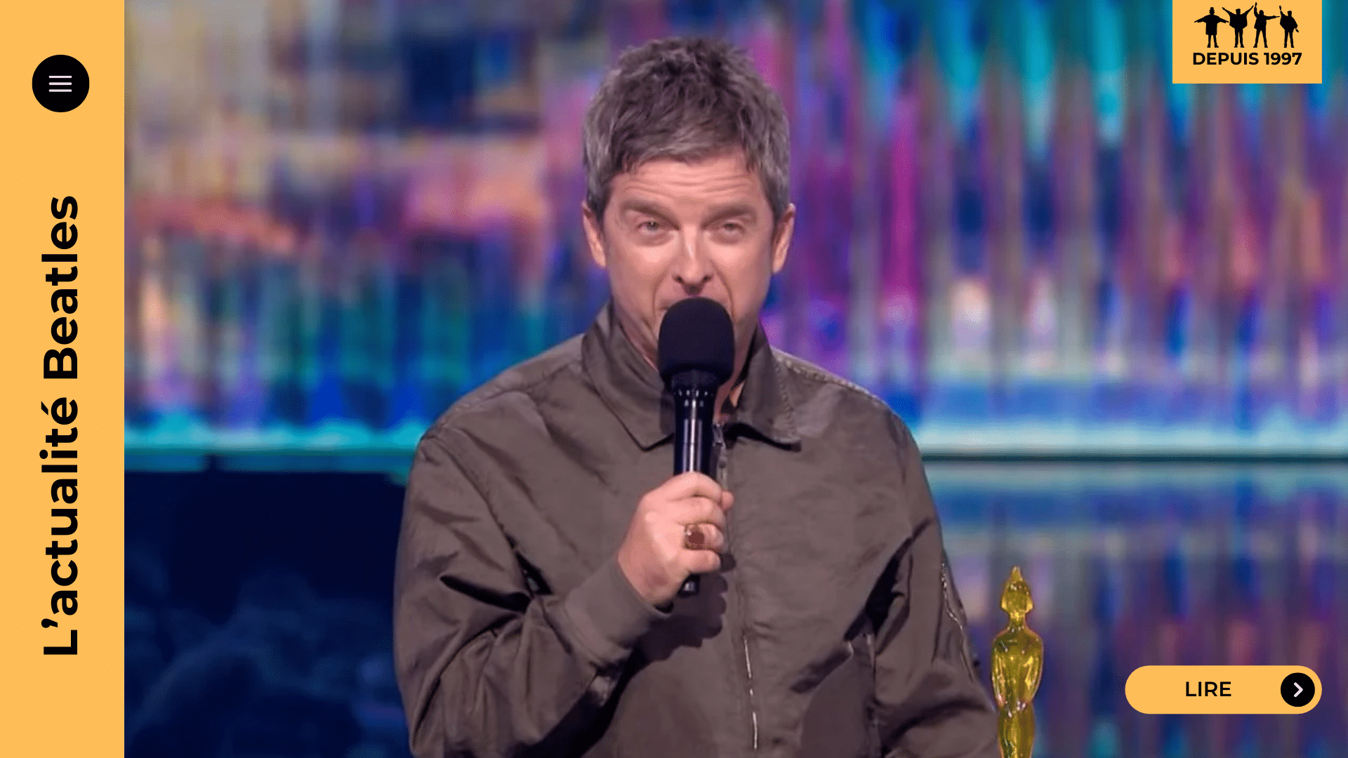 Brit Awards 2026 à Manchester : Noel Gallagher décroche le prix Songwriter of the Year, et Liam le compare à Lennon/McCartney. Coulisses, discours, clin d’œil beatlesien : plongez dans le récit et l’analyse sur Yellow-Sub.net.