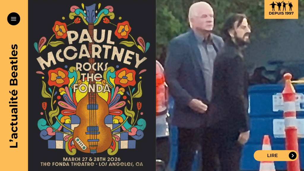 Paul McCartney au Fonda Theatre : revivez le concert du 28 mars 2026 à Los Angeles, marqué par une setlist royale et une salle remplie de célébrités venues saluer l’ancien Beatle.