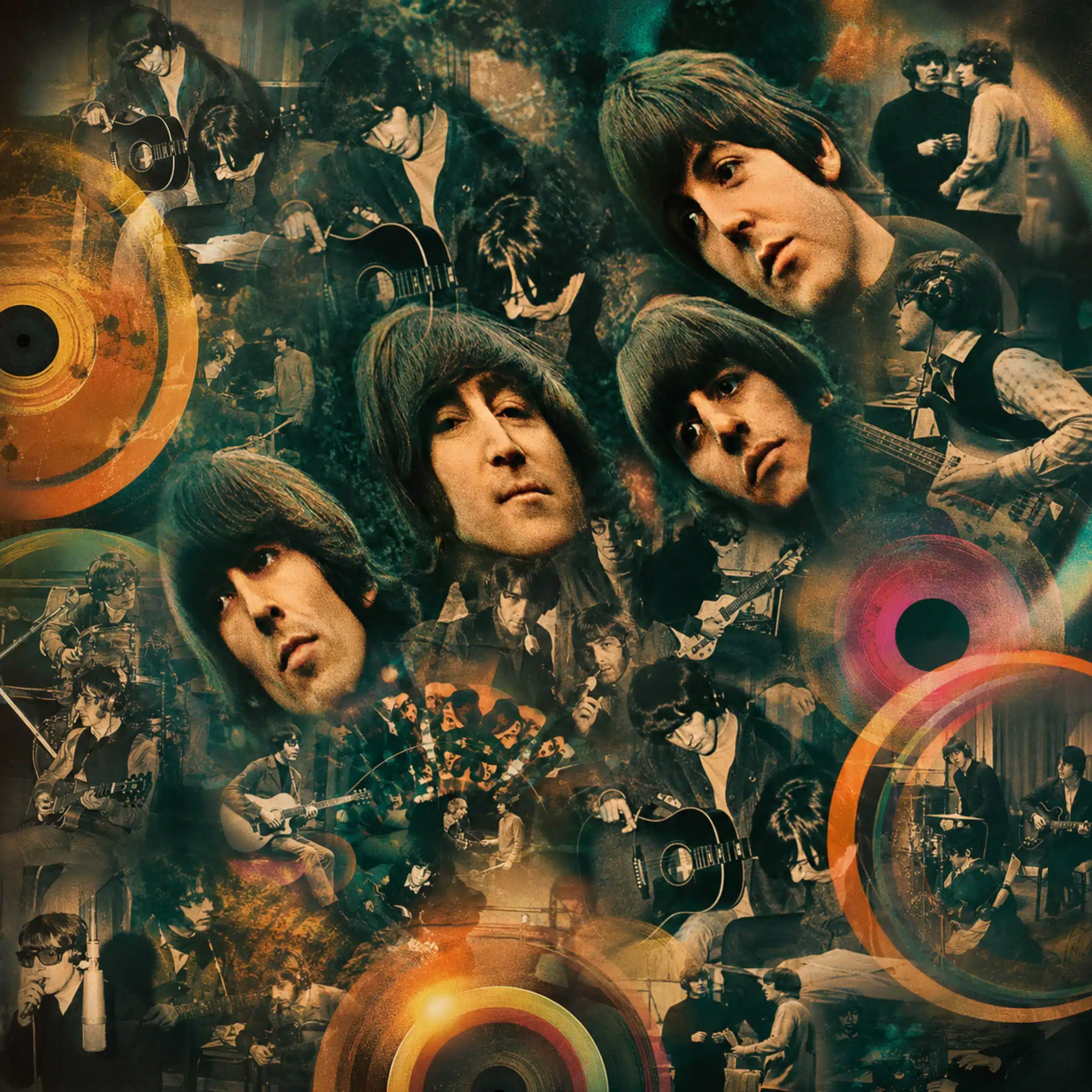 Réédition de l'album Rubber Soul des beatles
