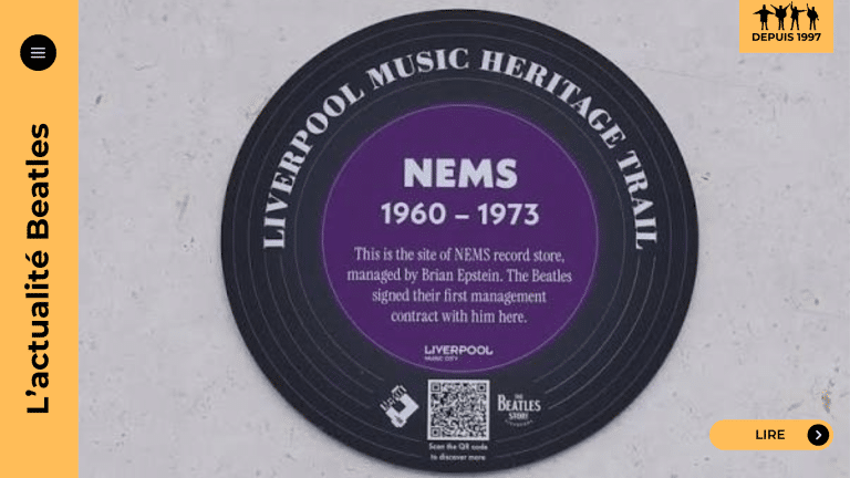 NEMS Whitechapel : la plaque Beatles enfin posée à Liverpool